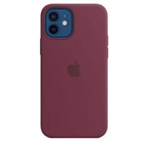 Apple iPhone 12 | 12 Pro Silicone Case with MagSafe – Plum