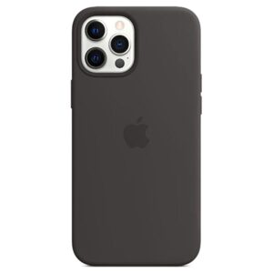 Apple iPhone 12 Pro Max Silicone Case with MagSafe – Black