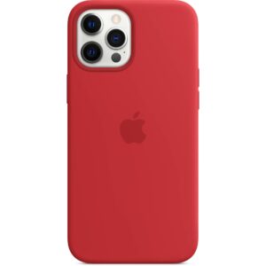 Apple iPhone 12 Pro Max Silicone Case with MagSafe – (PRODUCT)RED